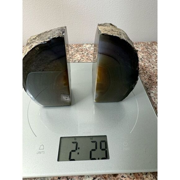 Beautiful Banded Agate Bookends - Picture 9 of 9